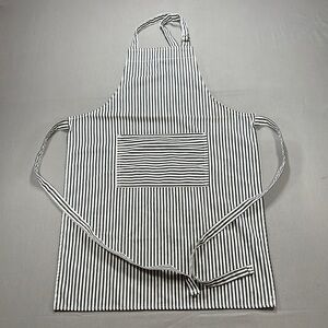 Now Designs Black and White Striped Apron